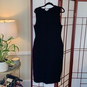 Staci Snider Maxi Bond Dress in Large Black NWT with Stretch open back inset